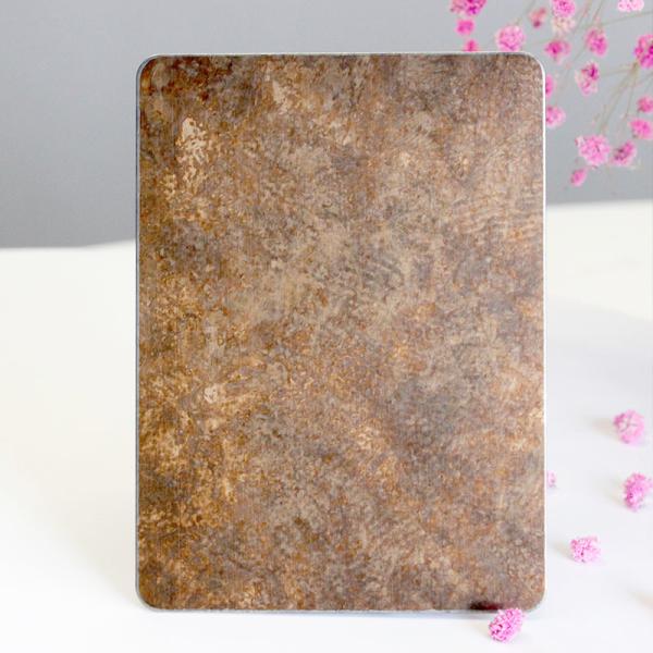 Конструкция на заказ Античная медь/бронза/бронза Ретро арт-дизайн Античный листок из нержавеющей стали