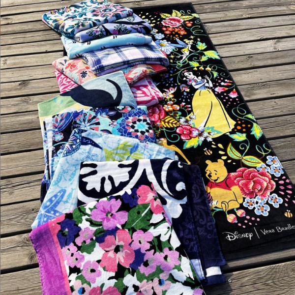 Customized Design And Size 100% Cotton Thick Beach Towels With Reactive Printing