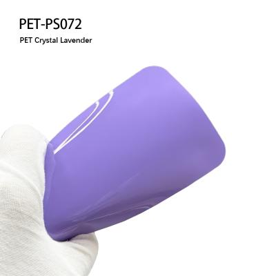 PET Crystal Lavender 7.5mil PET Car Film Vinyl Wrap For Car Design Colorful Wrap Options For Cars