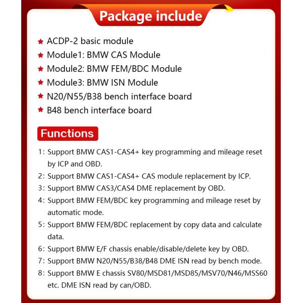 Yanhua Mini ACDP-2  IMMO ключевой программист для  CAS1-CAS4+/FEM/