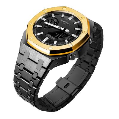 Caixa de relógio de aço inoxidável Casio Caixa de relógio mecânica personalizada