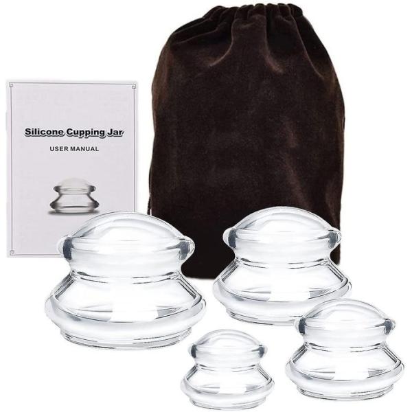 Edge Flex Silicone Vacuum Suction Cupping Cups For Muscle And Joint Pain