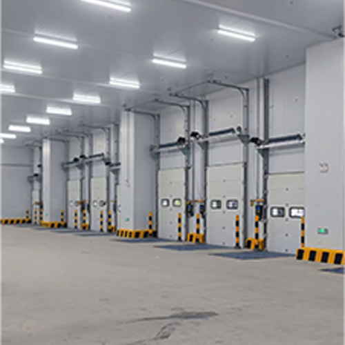 Motorized Rolling Sectional Overhead Door Industrial Anti Collision Windproof