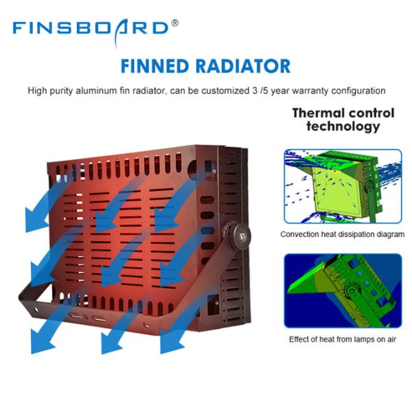 ODM 600W Светодиодный стадионный свет для футбольного поля 265V MeanWell ELG Driver