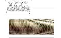 ASTM B111 UNS C70600 Медная никелевая сплавная трубка теплообменник низкопрядистая трубка