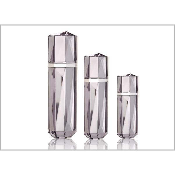 Custom Diamond Luxury Cosmetic Acrylic Bottle Container For Skincare