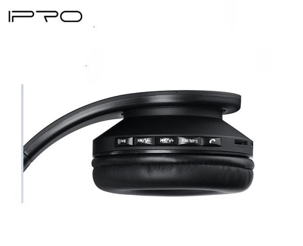 Longs écouteurs sans fil de Bluetooth de temps de travail, au-dessus de casque de radio d'oreille