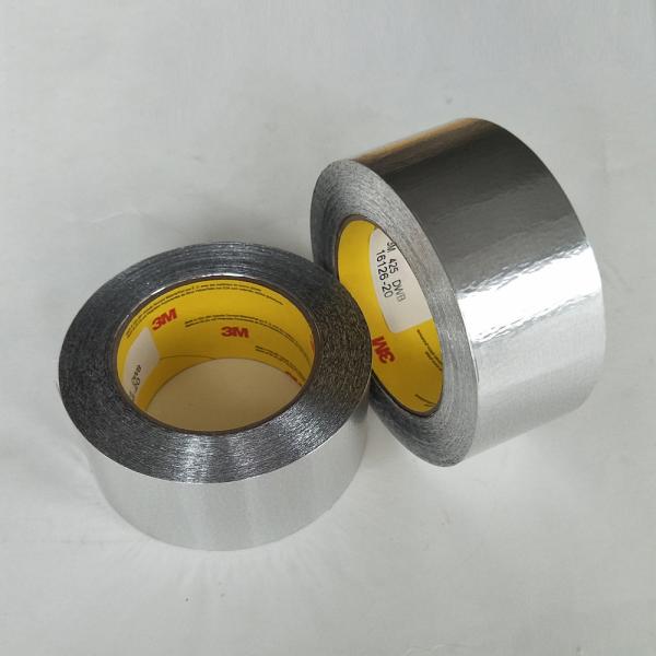 3M 425 Aluminum Foil Tape Silver Acrylic 2 In × 60 Yd 4.6mil Thick