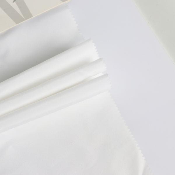 High Quality Promotional Peach Skin 90GSM  recycled poly fabric for clothes