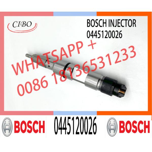 Инжектор топлива 0445120026 0445120026 совершенно новый подлинный дизельный 0445120026 частей двигателя запасных