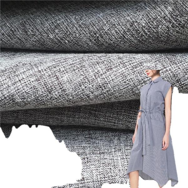 織物 純二色ポリエステル コットン イミレーション 麻布 シャツ 織物