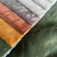 Fabrique de canapé en velours de luxe en velours en peluche imperméable pour les meubles