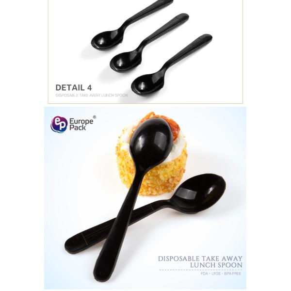 New products 100% food grade PP disposable dessert spoon for dinner