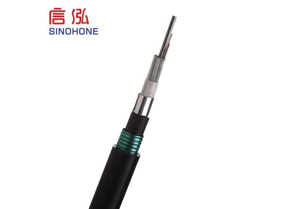 Non Metallic Duct Outdoor Fiber Optic Cable Moisture Proof Non Self Supporting