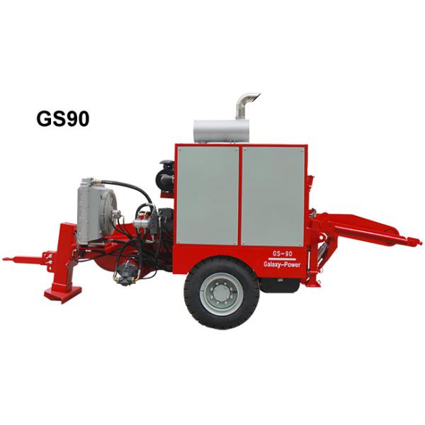 Traction intermittente maximum 90kN de poulie hydraulique de Cummins 118kw 158hp de moteur