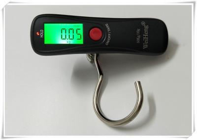50kg / 110lb LCD Digital Luggage Scale Green Backlit With Big Steel Hook