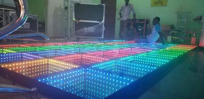 Led 3D Magnetic Infinity Party Light Up Dance Floor For Wedding