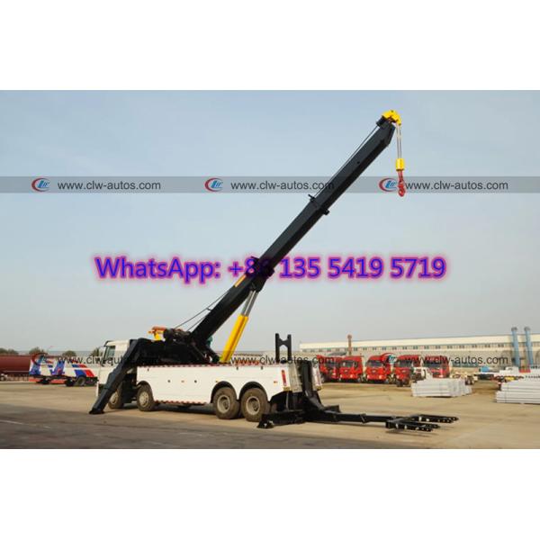 HOWO 8X4 371HP 420HP camión de auxilio Tow Truck de la rotación de 360 grados