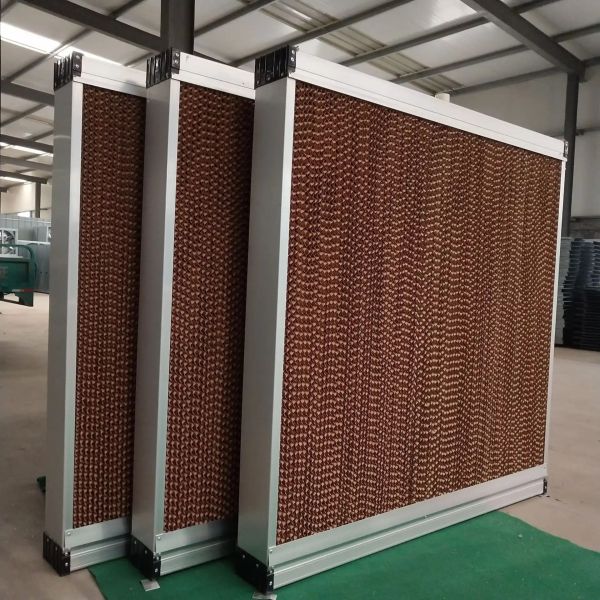 High Quality Evaporative Cooling Pad Paper Wet Pad Water Curtain for Poultry Farm Greenhouse