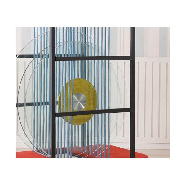 6 дюймовые полиэстерные кастеры / банкетное оборудование 10 отсеков Стеклянный поворотный стол Транспортная тележка