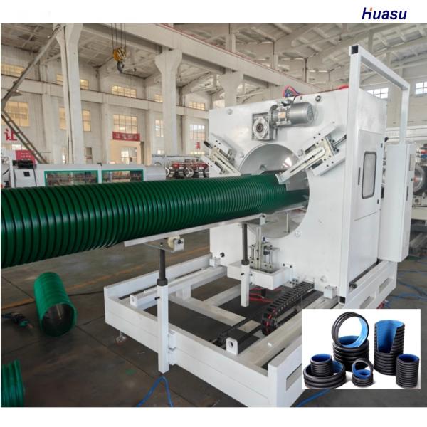 Plastic Pipe Production Extrusion Line With Good Quality Corrugated Pipe Making Machine