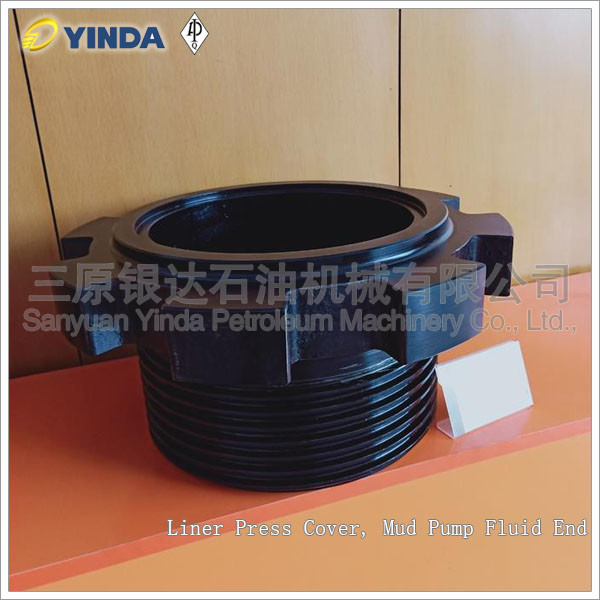 Haihua F1600 Mud Pump Liner Press Cover, Mud Pump Fluid End HH11309.05.016.156 mud pumps for drilling rigs