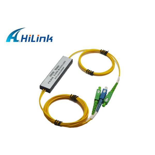 FWDM TX1490 RX1550 / 1310nm WDM Fiber Optic Filter CATV Channel High Isolation