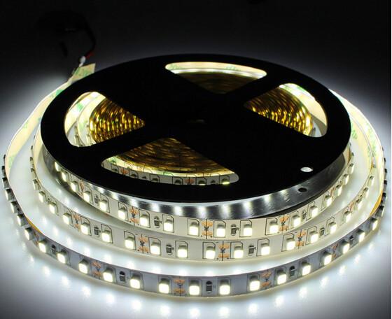 IP20 Narrow side 5mm LED Strip Light 2835 SMD flexible diode tape lamp White/black PCB 120leds/m DC12V tiras led ribbon