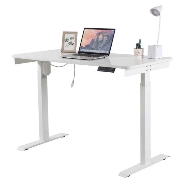 Single Motor Electric Height Adjustable Computer Desk 33.73lbs 120x60cm