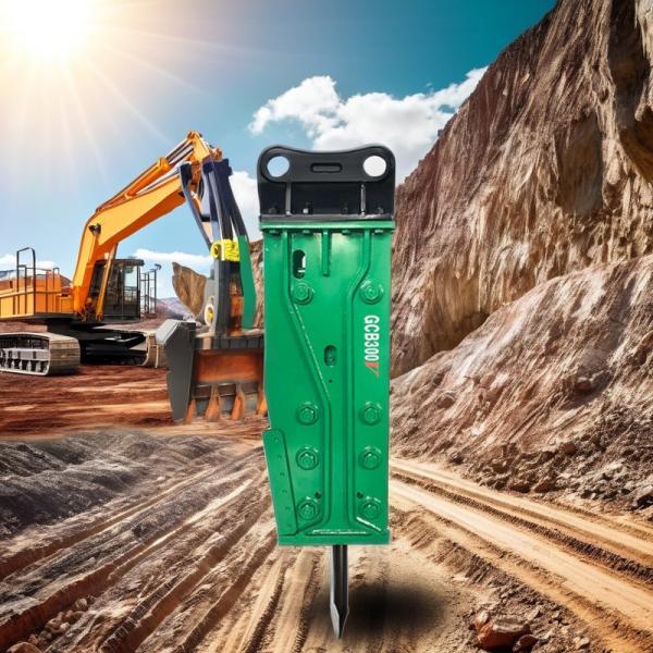 OEM Acceptable Mining Machinery Road Stone Crusher Excavator GCB300V HB30G Hydraulic Breaker Rock Hammer Breakers