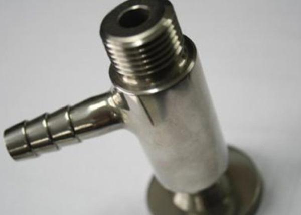 AISI 316L 1/4'' Sanitary Sample Valve With Double Silicone O - Rings