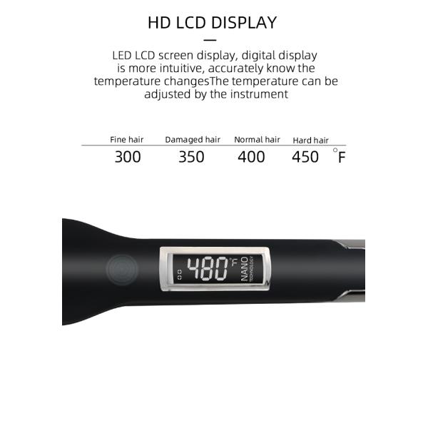 Волосы плиты волны LCD раскручивателя волос утюга салона 250C/480F плоские выправляют инструмент стиля