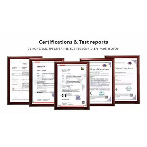 IP65 Emergency Vehicle Beacon Lights Amber LED Beacon Light OEM With Switch