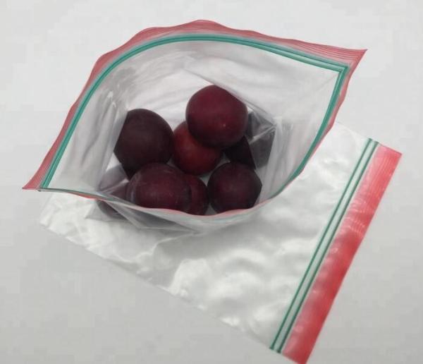 PE Transparent double zipper sealing bag wholesale double self-styled zipper bag, Turkey Bringing Bag With Double Zipper