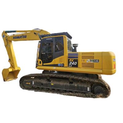 Excavadora média de 24 t Usada Komatsu PC240LC PC240 Excavadora de rastreamento