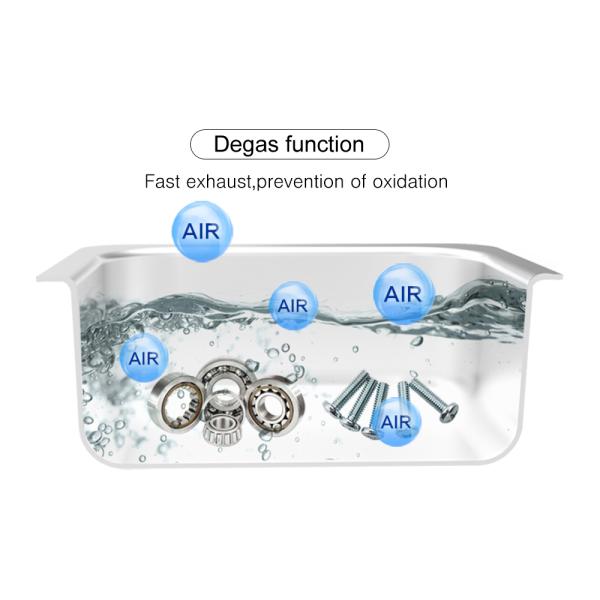 Stainless Steel 120W 3.2L Pistol Ultrasonic Cleaner for Semiwave Degas