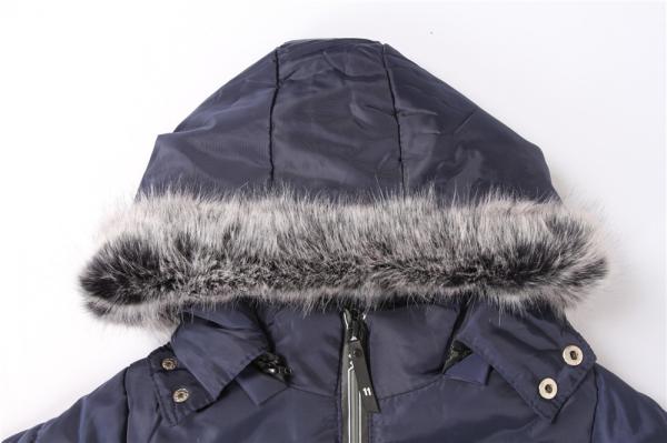 Multicolour Olive Navy Boys Longline Puffer Coat 100% Polyester Fiver