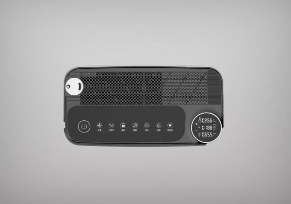 ABS Hepa Uv Air Purifier With Ultrasonic Humidification And Formaldehyde Sensor