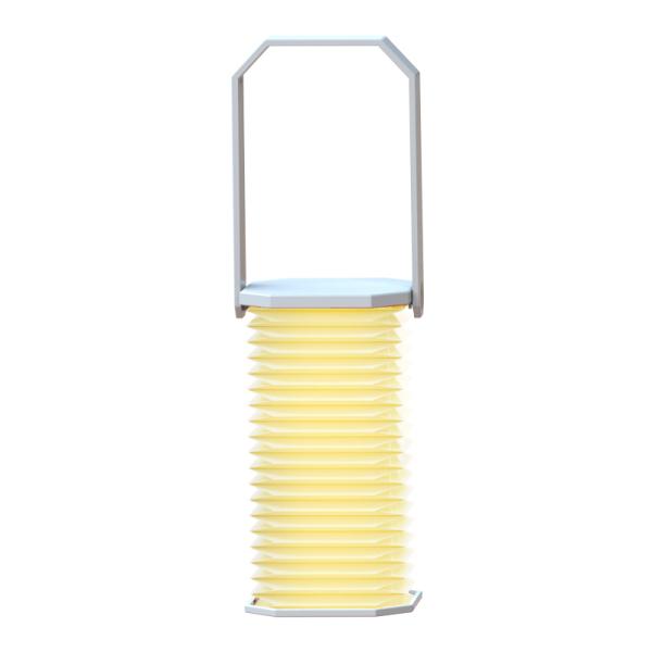 Portable Modern Table Ginkgo Accordion Lamp ABS USB Rechargeable