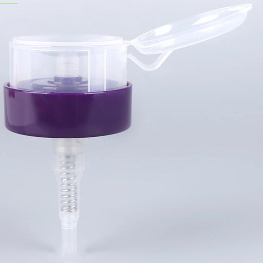 China PP Plastic Nail Remover Pump Makeup Remover Press Pump Bottle Matching Pump