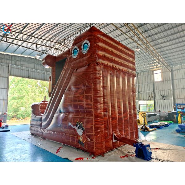 Pirate Ship Inflatable Bounce House Kids Themed Bouncy Castle for Parties & Events
