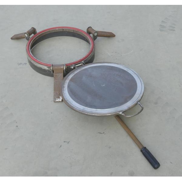 High Flow Rate Powder Tank Truck Manhole Cover DN470 with Carbon Steel Material and 0.3MPa Nominal Pressure