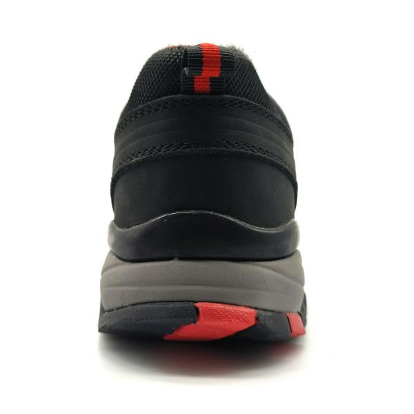 Men Low Top Outdoor Safety Shoes Cowhide Steel Toe MD Sole Hiking Boots