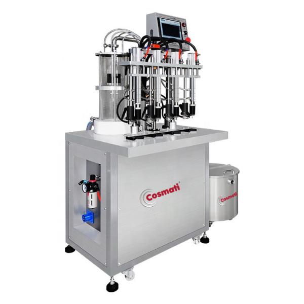 10 Heads Filling Machine for Perfume Liquid Negative Pressure Stainless Steel 316L