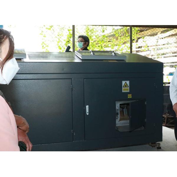 Пищевые отходы органического удобрения SUS304 100KG/Day коммерчески изготовляя компост машина