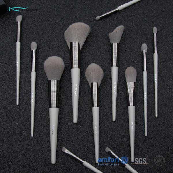 150g 12pcs Aluminum Ferrule Cosmetic Makeup Brush Set