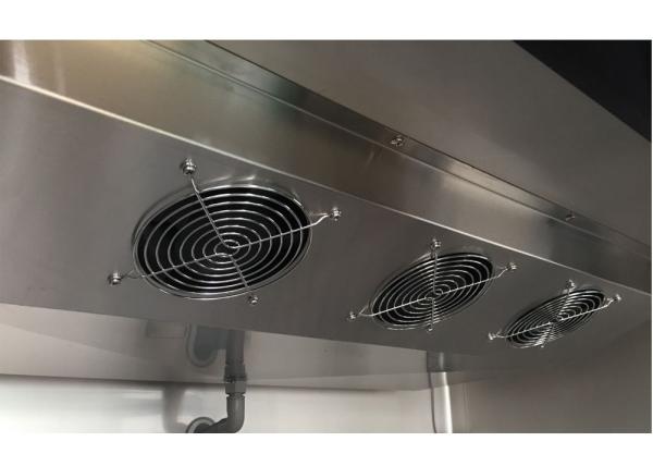 Imported Aspera Compressor Six Glass Door Commercial Kitchen Refrigerator with Four Mobile Castors