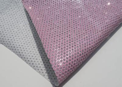 Chunky Metallic Sequined Perforated Leather Fabric Wallpaper Home Decoration Curtain