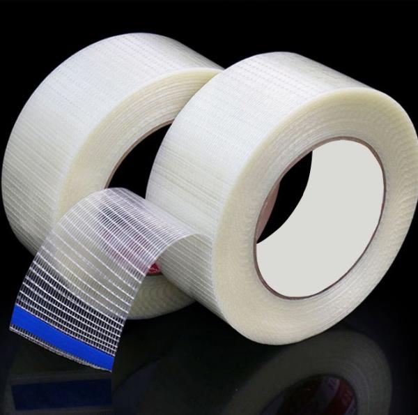 Glass fiber tape single-sided super adhesive heavy-duty packaging tape