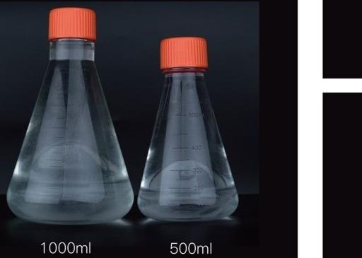 Flat Bottom PETG PE Primary 250 Ml Erlenmeyer Flask Chemistry